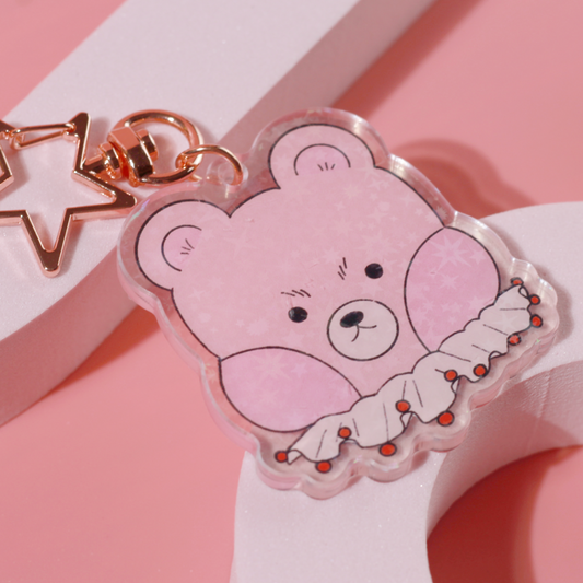 Chee Bear Holographic Keychain